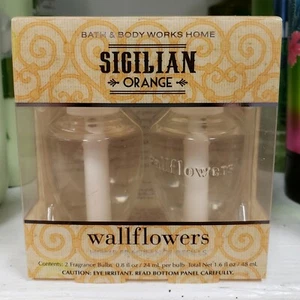 BATH & BODY WORKS WALLFLOWERS FRAGRANCE SCENTED OIL REFILL SICILIAN ORANGE - Picture 1 of 2