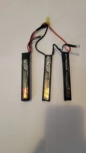 2 Turnigy Airsoft Lipo Battery Packs 2S 7.4V DC - Picture 1 of 3