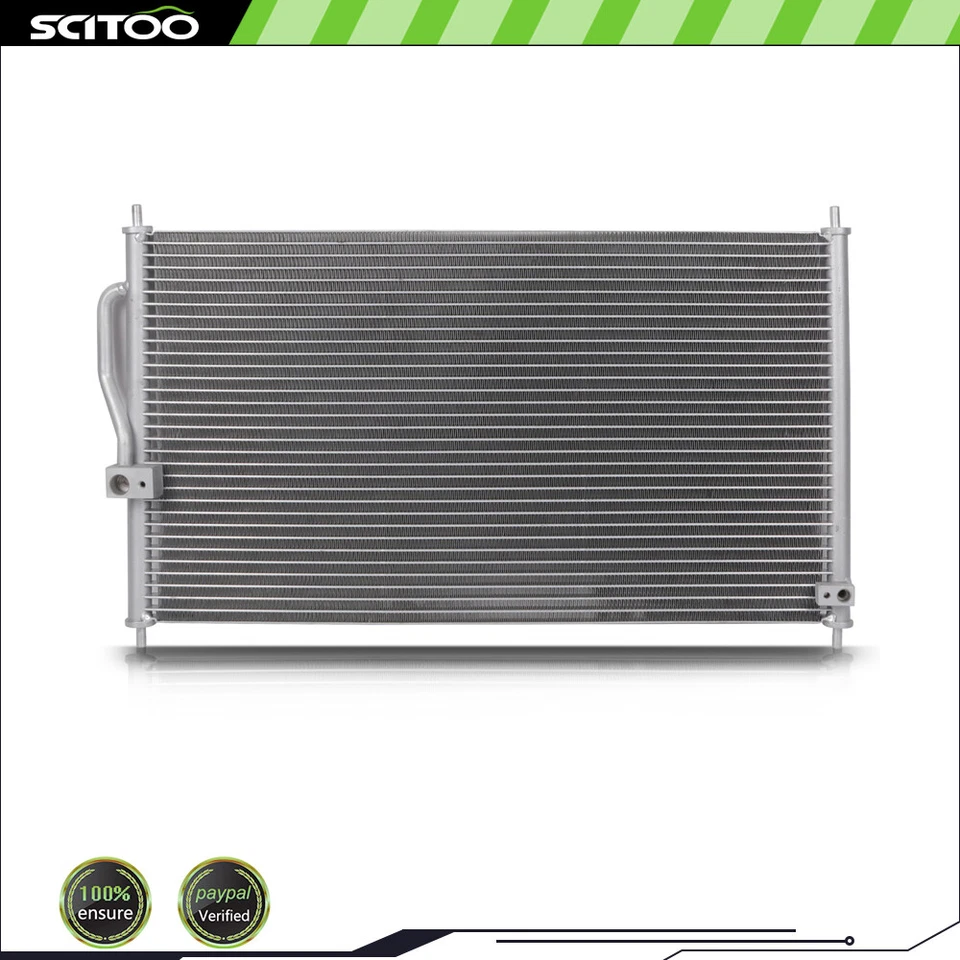 Se adapta a 4801 nuevo condensador de aluminio de repuesto para Honda CR-V l4 1997-2001 2,0 L Foto 1 de 4