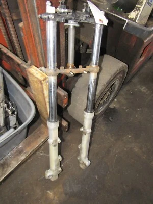 1981 honda cb650 c forks and triple clamps 81 - Image 1 of 2