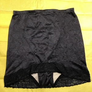 Vintage Höschen Flexees Shapewear Pin Up 60er hergestellt in den USA L-30 #6851 Flora schwarz Spitze - Bild 1 von 12