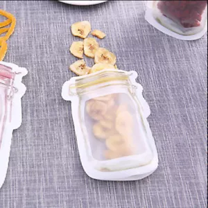 40Pcs Small Mason jar Spice Jars Bags Leakproof Reusable Spice storage Bags - Picture 1 of 6