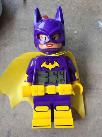 LEGO The Batman Movie Batgirl Digital Alarm Clock DC 10.5” Big Mini Figure Cover