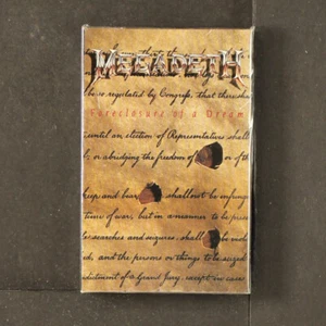 MEGADETH: Zwangsvollstreckung eines Traums KAMPF Kassette einzeln versiegelt - Bild 1 von 2