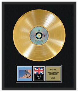 DIRE STRAITS - CD Gold Disc LP Vinyl Record Award - BROTHERS IN ARMS