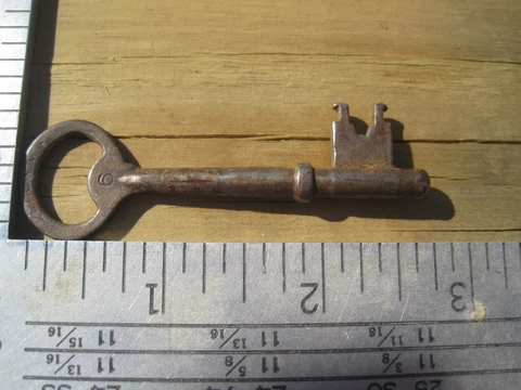 CORBIN  Door Mortise Lock signed Skeleton key # 6 Cover