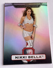 2010 WWE Topps Platinum NIKKI BELLA #87 Rainbow Foil Refractor Parallel + Bonus