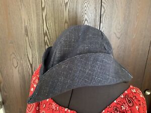 NWT. DITD, Damsel in this Dress Bluejeans Denim Tricorn Pirate style hat.