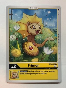 Digimon New Awakening Frimon BT8-003 U NM/M - Picture 1 of 1