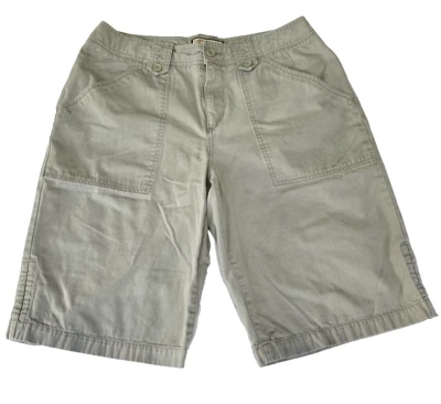 Caribbean Joe Size 12 Khaki Trendy Shorts Womens Cotton EUC - Image 1 of 4