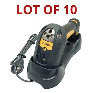 SET BESTEHEND AUS 10 Motorola Symbol LS3578-ER drahtloser Barcode-Scanner mit Dock & USB-Kabel - Bild 1 von 20
