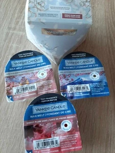 Yankee Candle Duftwachs Geschenkset 3x Melts Sakura Blossoms Festival - Bild 1 von 3