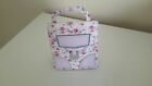 Handmade kanban hand bag gift bag in lilac and pink 
