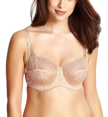 Panache Clara Full Cup Underwire Bra (7255) Chai & Charcoal/Black - Image 1 of 4