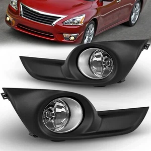 Fog Lights Lamps Assembly for 2013-2015 Nissan Altima Sedan H11 wiring kit *READ - Picture 1 of 12