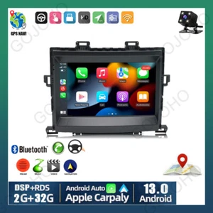 9" For Toyota Alphard 2008-2014 Android Car Stereo Radio GPS Navi Wifi Carplay - Picture 1 of 24