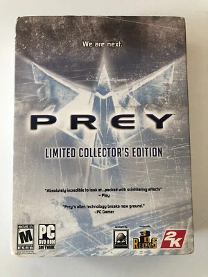 Prey: Edición Limitada Coleccionista (PC, 2006) con Estatuillas de Metal, Libro de Arte Sin Código Foto 1 de 4