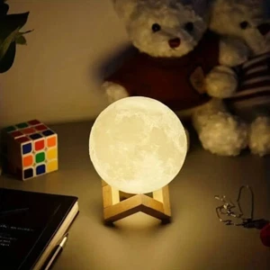 1 Luz LED Luna Luz Galaxia, Hágalo Usted Mismo Luz Luna Noche, Niña, Niño, Niño, Mujer Bir - Imagen 1 de 12