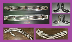 1EA CT90 CHROME MUFFLER HEAT SHIELD SET CT90K1 TO CT90K5 3PSHIELDSET - Picture 1 of 6