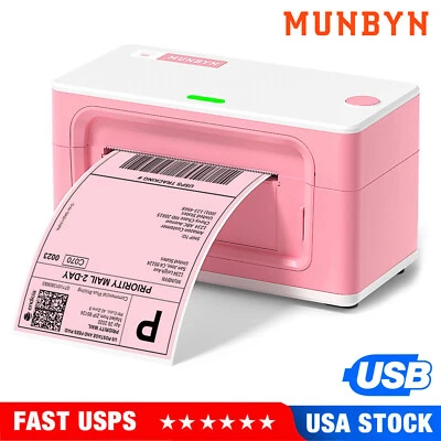 MUNBYN Shipping Label Printer 4x6 USB Thermal Printer for Package Small Business - Image 1 of 4
