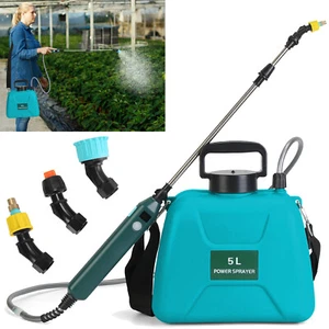 Rechargeable Electric Garden Plant Sprayer 1.32Gal Battery Powered Weed Sprayer - Picture 1 of 23