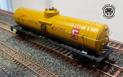 Walthers 9311443 HO Scale Union Pacific Tank Car 5 Armour Yellow Ready to Run - Image 1 of 3
