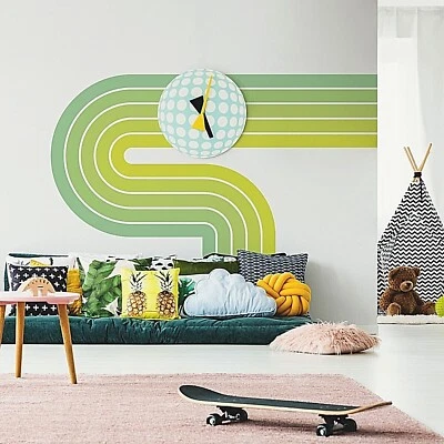 Colorful Fountain Rainbow Wall Decals, Stickers, Mural, Wall Art Decoration 687 - Image 1 of 4