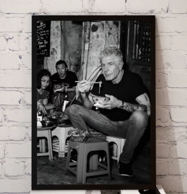 HOME DESIGN Anthony Bourdain Print, Photography Prints, Black and White Poster