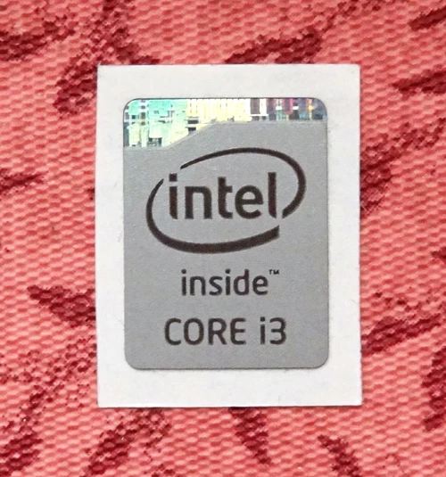 Intel Core i3 Inside Gray Silver Sticker 12 x 16mm 2013 Haswell Badge For Laptop - Image 1 of 1