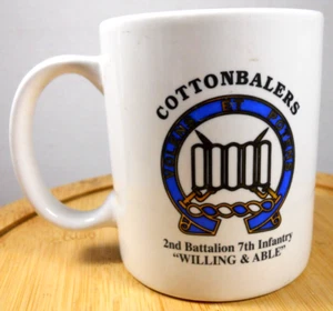 US Army Cottonbalers 2nd Battalion 7th Infantry Division coffee mug Allstate - Picture 1 of 9
