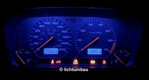 VW Golf 4 Cabrio Tacho Mexico US Golf 3 Original BLAU 1,8 2,0 + 2. Stecker - Bild 1 von 4