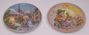 Paar W. Gobel Weihnachtsteller - Bild 1 von 2