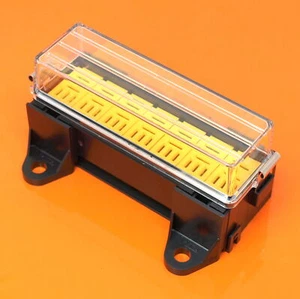 Quality 7 Way Micro Relay Base Box Holder for 12V/24V 4/5 Pin Automotive Relays - Picture 1 of 6