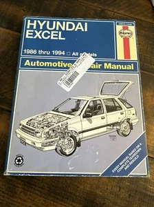 Hyundai Excel & Accent 1986-1998 Haynes Repair Manual 43015 - Picture 1 of 2