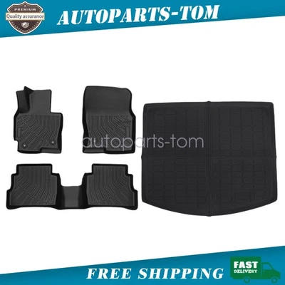 For 2013 2014 2015 2016 Mazda CX-5 TPE Floor Mats Liners / Trunk Cargo Liner New Foto 1 de 4