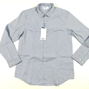 New Ministry Of Supply Mens Aero Dress Shirt Size XXL Slim Blue Check Print - Picture 1 of 7