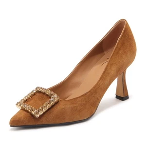 L8348 DECOLLETE DONNA ROBERTO FESTA LILLY WOMAN SUEDE SHOES - Picture 1 of 4