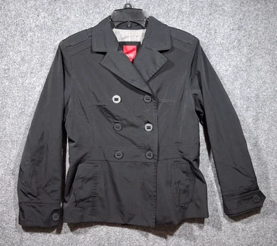 Chaqueta chaquetera vintage años 90 Y2K Esprit para mujer babydoll mediana doble pecho Foto 1 de 4