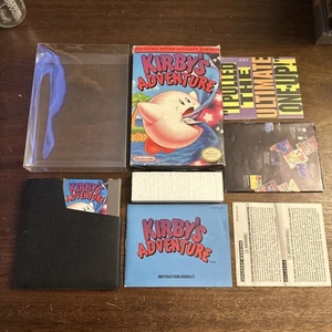 Kirby's Adventure (Nintendo NES) Complete W Inserts - Tested - Authentic - Picture 1 of 14