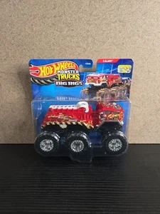 2024 Hot Wheels Monster Trucks Big Rigs 5 Alarm Monster Truck 6 Wheel Diecast - Picture 1 of 2
