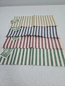WILLIAMSBURG Stevens Colonial Linen Tea Hand Towels Set Of 4 VTG NWT - Picture 1 of 5