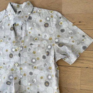 Kennington California Short Sleeve Planet/Space Shirt Men Medium $68 - Picture 1 of 7