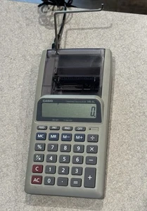 Casio Printing Calculator HR-8L w/Power Supply Aadapter - Picture 1 of 5