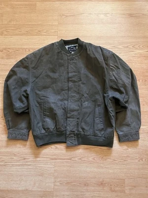 Size L Made In Italy Vera Pelle Lined Artisan Made  Leather Jacket W/ Minor Spot - Image 1 of 4