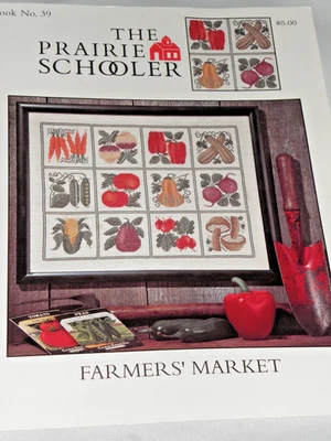 Prairie Schooler Farmers Market #39 Cross Stitch Chart Pattern - Image 1 of 2