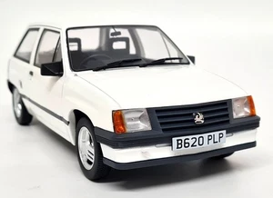 MCG 1/18 Vauxhall Nova 1.3 1983 RHD White Diecast Scale Model Car - Picture 1 of 7