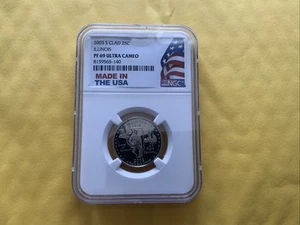 2003-S Proof State Quarter, W. No. Carolina, PF69 Ultra Cameo NGC, Flag Lable - Picture 1 of 4