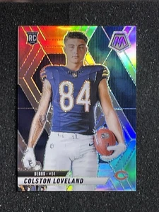 2025 Panini Mosaic #275 Colston Loveland Silver Rookie Variation Bears RC - Bild 1 von 2