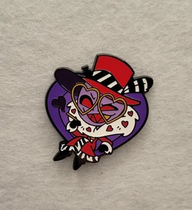 Hazbin Hotel Heart Chibi Valentino Enamel Pin Vivziepop The Vees Sharkrobot - Picture 1 of 24
