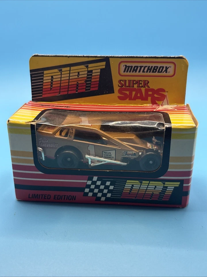 MATCHBOX DIRT SUPER STARS #1 DOUG HOFFMAN  DIRT MODIFIED PHILS CHEVY 1/64 - Image 1 of 4